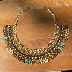 Hand-beaded Collar Necklace from Mexico